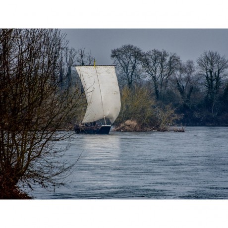 CALVENDO Puzzle CALVENDO Puzzle Gabare auf dem Allier Пазл CALVENDO Puzzle Gabare on the Allier