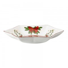 Hutschenreuther Hutschenreuther Weihnachtszeit Sternschale 24 cm Hutschenreuther Рождественская тарелка со звездой 24 см