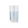 Thomas Thomas Nordic Stripes Ice Blue Becher Glas h: 12,6 cm / 345 ml Стеклянная кружка Thomas Nordic Stripes Ice Blue высотой: 12,6 см / 345 мл