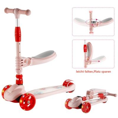 Arkmiido Kinderroller faltbarer Scooter mit LED Rader Детский самокат складной самокат со светодиодными колесами