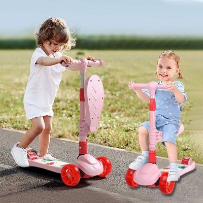 Arkmiido Kinderroller faltbarer Scooter mit LED Rader Детский самокат складной самокат со светодиодными колесами