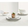 ASA SELECTION ASA A Table Ligne Noire Pastateller / Suppenteller d: 22 cm / h: 5 cm / 0,70 L ASA A Table Ligne Noire тарелка для макарон / суповая тарелка d: 22 см / высота: 5 см / 0,70 л