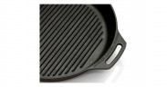 Petromax Petromax Grill-Feuerpfanne gp35, mit Pfannenstiel schwarz, 1 Henkel, O 35cm schwarz Сковорода-гриль Petromax gp35, с черной ручкой, 1 ручка, O 35см