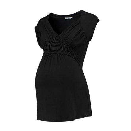 LOVE2WAIT Stillshirt Tencel Black