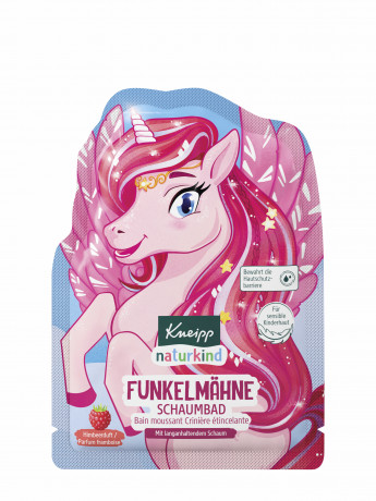 Kneipp naturkind Funkelmaehne Schaumbad, 40 ml, Kneipp детская пена для ванны Funkelmaehne с жожоба, календулой и малиной, 40 мл
