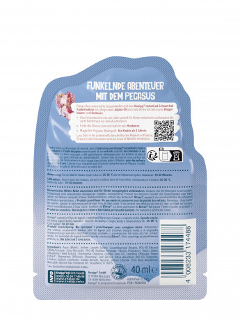 Kneipp naturkind Funkelmaehne Schaumbad, 40 ml, Kneipp детская пена для ванны Funkelmaehne с жожоба, календулой и малиной, 40 мл