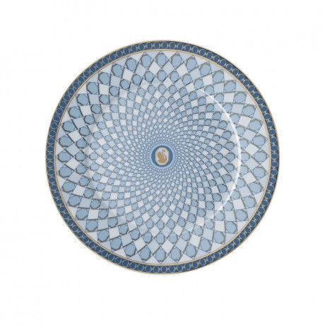Rosenthal Swarovski x Rosenthal SIGNUM Azure Brotteller d: 18 cm Swarovski x Rosenthal SIGNUM Лазурная тарелка для хлеба d: 18 см