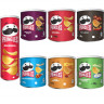 Pringles Adventskalender rot, Pringles красный адвент-календарь 2026 с 24 банками чипсов и 7 вкусами, 1085 г