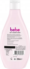 bebe Soft Shower Cream, 250 ml, bebe кремовый гель для душа для сухой кожи с глицерином, 250 мл