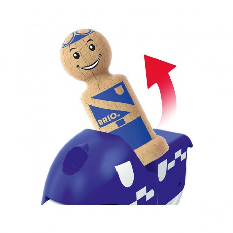 BRIO 2-tlg. Holz Polizei-Motorad Set My Home Town 2 шт. Деревянный Полицейский Мотоцикл Набор Мой Родной Город