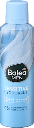 Balea MEN Deospray Sensitive, 200 ml, Дезодорант-спрей Sensitive для чувствительной кожи до 24 часов, 200 мл