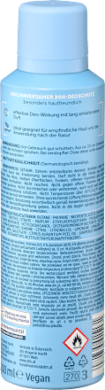 Balea MEN Deospray Sensitive, 200 ml, Дезодорант-спрей Sensitive для чувствительной кожи до 24 часов, 200 мл