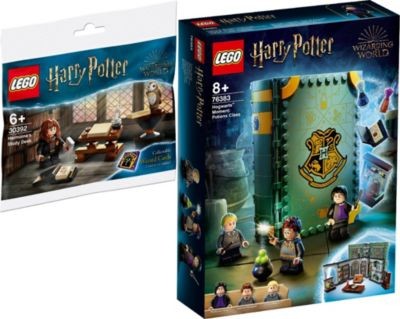 LEGO Harry Potter 2er Set: 30392 Hermines Schreibtisch - Polybag + 76383 Hogwarts Moment: Zaubertrankunterricht Гарри Поттер, набор из 2 предметов: 30392 Стол Гермионы — полиэтиленовый пакет + 76383 Хогвартс Момент: урок зельеварения