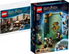 LEGO Harry Potter 2er Set:  30392 Hermines Schreibtisch - Polybag +  76383 Hogwarts Moment: Zaubertrankunterricht Гарри Поттер, набор из 2 предметов: 30392 Стол Гермионы — полиэтиленовый пакет +  76383 Хогвартс Момент: урок зельеварения