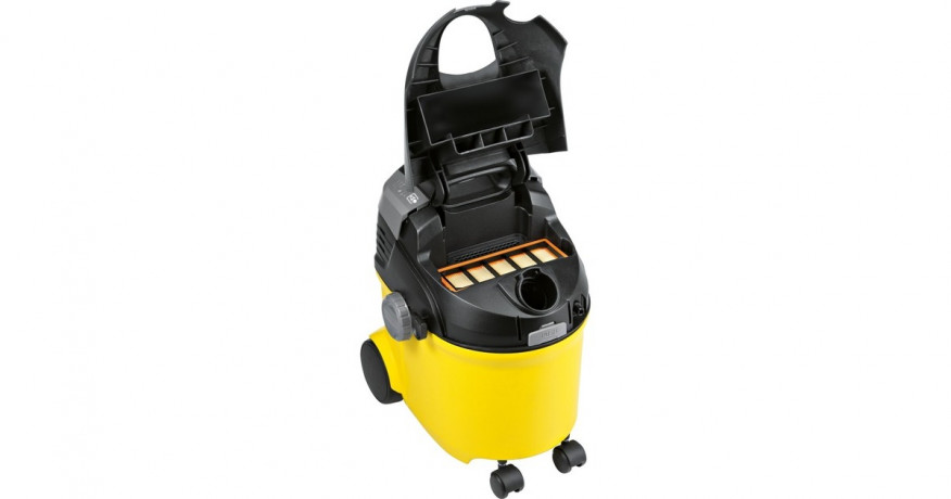 Karcher Karcher Waschsauger SE 5.100 gelb/schwarz, 1400 W, Beholder vakuum, Toramp;vad, Stovpose, 77 dB, Sort, Gul  gelb/schwarz Пылесос Karcher SE 5.100 желтый/черный, 1400 Вт, Пылесос Beholder, Toramp;vad, Stovpose, 77 дБ, Сорт, Гюль