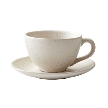 Bitz Bitz Gastro matte cream Tasse 0,22 L mit Untertasse 2-tlg. Bitz Gastro матовая кремовая чашка 0,22 л с блюдцем 2 шт.