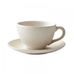 Bitz Bitz Gastro matte cream Tasse 0,22 L mit Untertasse 2-tlg. Bitz Gastro матовая кремовая чашка 0,22 л с блюдцем 2 шт.