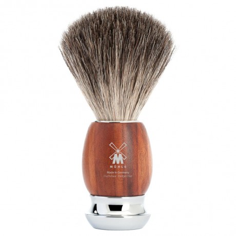 Muhle VIVO Rasierpinsel reines Dachshaar Pflaumenholz Помазок для бритья VIVO из чистой шерсти барсука из сливового дерева