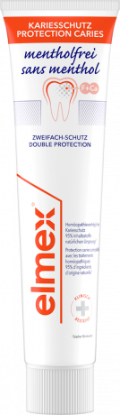 elmex Zahnpasta Kariesschutz mentholfrei, 75 ml, Зубная паста Kariesschutz без ментола и масла перечной мяты для защиты от кариеса, 75 мл