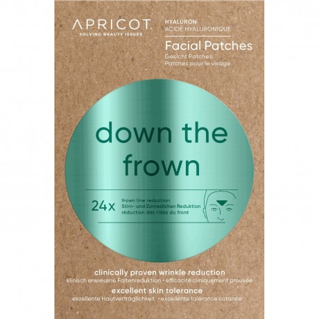 Apricot Facial Patches with Hyaluron  Face Gesicht Patches - down the frown 24stk Патчи для лица с гиалуроновой кислотой 
