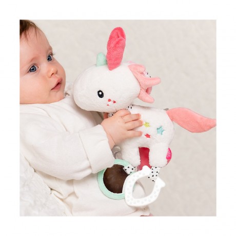 Fehn Activity-Einhorn mit Ring Активный единорог с кольцом