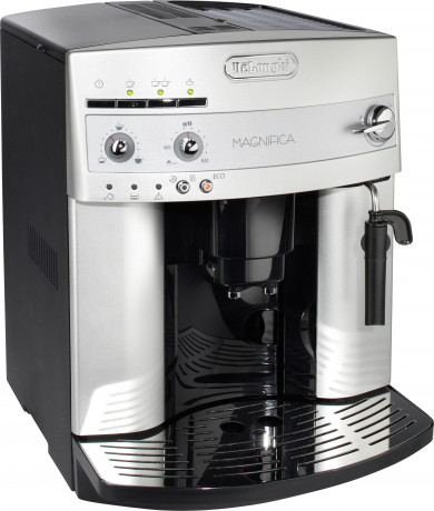 De'Longhi De'Longhi Kaffeevollautomat Magnifica ESAM 3200.S, Milchaufschaumduse, Kegelmahlwerk 13 Stufen, Herausnehmbare Bruhgruppe Полностью автоматическая кофемашина De'Longhi Magnifica ESAM 3200.S, насадка для вспенивания молока, коническая кофемолка