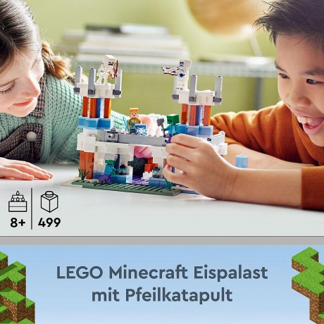 LEGO Minecraft 21186 Der Eispalast ЛЕГО Ледовый дворец
