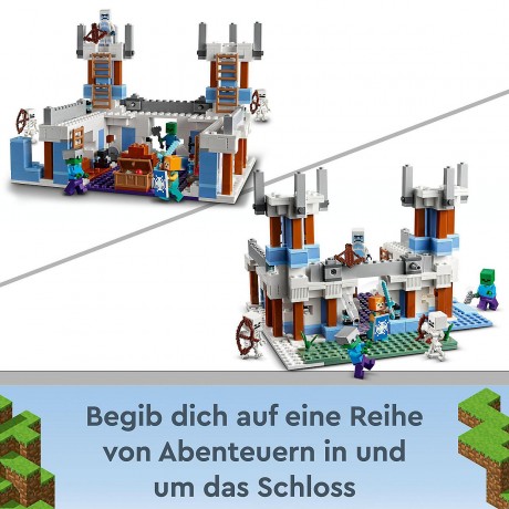 LEGO Minecraft 21186 Der Eispalast ЛЕГО Ледовый дворец