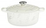 Le Creuset LE CREUSET Br\u00e4ter 24 cm White Marble SIGNATURE Weiss LE CREUSET Br>4ter 24 см Белый Мрамор SIGNATURE