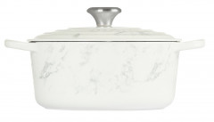 Le Creuset LE CREUSET Br\u00e4ter 24 cm White Marble SIGNATURE Weiss LE CREUSET Br&amp;gt;4ter 24 см Белый Мрамор SIGNATURE