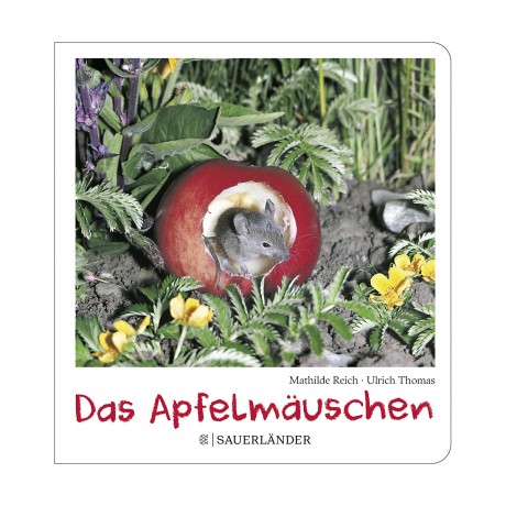 Sauerlander Verlag Das Apfelmauschen (Pappbilderbuch) Apple Mouse (книга с картинками)