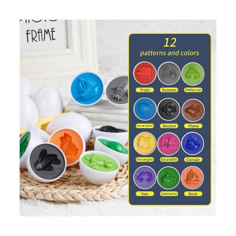 Vetaka Dinosaurier Eier Sortierspiel Montessori Spielzeug fur Kinder Монтессори-игры по сортировке яиц динозавров для детей