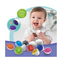 Vetaka Dinosaurier Eier Sortierspiel Montessori Spielzeug fur Kinder Монтессори-игры по сортировке яиц динозавров для детей