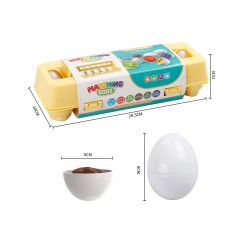 Vetaka Dinosaurier Eier Sortierspiel Montessori Spielzeug fur Kinder Монтессори-игры по сортировке яиц динозавров для детей