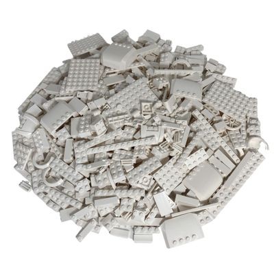 LEGO LEGO Steine Weiss gemischt - 300 Stuck -  White brick mix Кирпичи LEGO белые смешанные - 300 штук - Смесь белых кирпичей