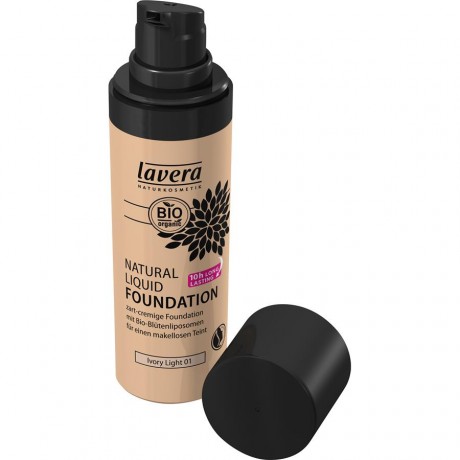 Lavera (Лавера)  Gesicht Natural Liquid Foundation База для макияжа, Nr. 01 Ivory Light / 30 мл