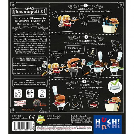 HUCH! Kosmopolit (Spiel) космополит (игра)