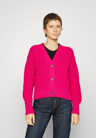 Tommy Hilfiger BUTTON Cardigan eccentric magenta КНОПКА кардиган эксцентричный пурпурный