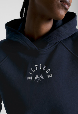 Tommy Hilfiger SPORT LOGO Hoodie desert sky СПОРТИВНЫЙ ЛОГОТИП Толстовка небо пустыни