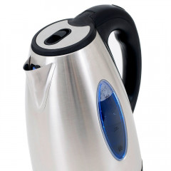 Deuba Deuba Wasserkocher, 1.7 l, 2200 W, Edelstahl LED Glas BPA-Frei Kabellos Kalkfilter Uberhitzungsschutz Schwarz Чайник Deuba, 1,7 л, 2200 Вт, нержавеющая сталь, светодиодное стекло, беспроводной фильтр от накипи, без BPA, защита от перегрева