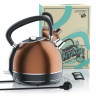 Arendo Arendo Wasserkocher, 1,7 l, 2200 W, Edelstahl Retro Style Vintage, Uberhitzung Trockenkochschutz, kupfer Чайник Arendo, 1,7 л, 2200 Вт, нержавеющая сталь, ретро-стиль, винтаж, защита от перегрева, защита от выкипания, медь