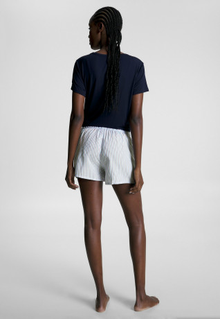 Tommy Hilfiger SIGNATURE TAPE STRIPE LOUNGE  Pyjama bottoms wlw nola stripe vessel blue SIGNATURE TAPE STRIPE LOUNGE Пижамные штаны wlw nola полосатый сосуд синий