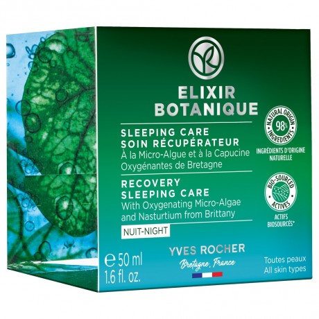 Yves Rocher Elixir Botanique Regenerierende Anti-Pollution Nachtpflege  Elixir Botanique Восстанавливающий Ночной Крем против Загрязнений