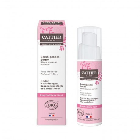Cattier Rosa Heilerde Beruhigendes Serum Pink Healing Clay Успокаивающая сыворотка
