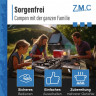 ZMC ZMC Gaskocher PREMIUM Campingkocher 2 flammig Herd, (Brenndauer 1,5 bis 5 Stunden (abhangig von der Gasregulierung), Outdoor Camping Gas Kocher Kochfeld Gasherd Doppel Kartuschenkocher  Газовая плита ZMC Походная плита ПРЕМИУМ с 2 пламенем (время горе