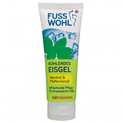 Rossmann Fusswohl  kuhlendes Eisgel Охлаждающий гель для ног, 75мл