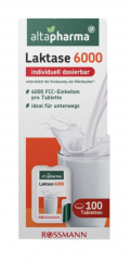 Altapharma Laktase 6000 fcc 100st, Лактаза 6000 единиц, 100 таблеток