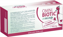 OMNI BIOTIC iMMUND 60stk, Бактерии + витамин D для укрепления иммунитета для детей и взрослых, леденцы с клубничным вкусом, без сахара, 60 шт