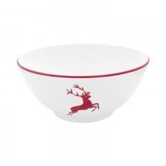 Gmundner Keramik Gmundner Keramik Rubinroter Hirsch Schussel d: 23 cm / 1,5 L Керамическая чаша Gmundner Ruby Red Deer D: 23 см / 1,5 л