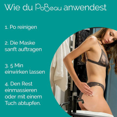 PoBeau Whitening &amp; Nourishing Intimate Mask  Отбеливающая и питательная интимная маска